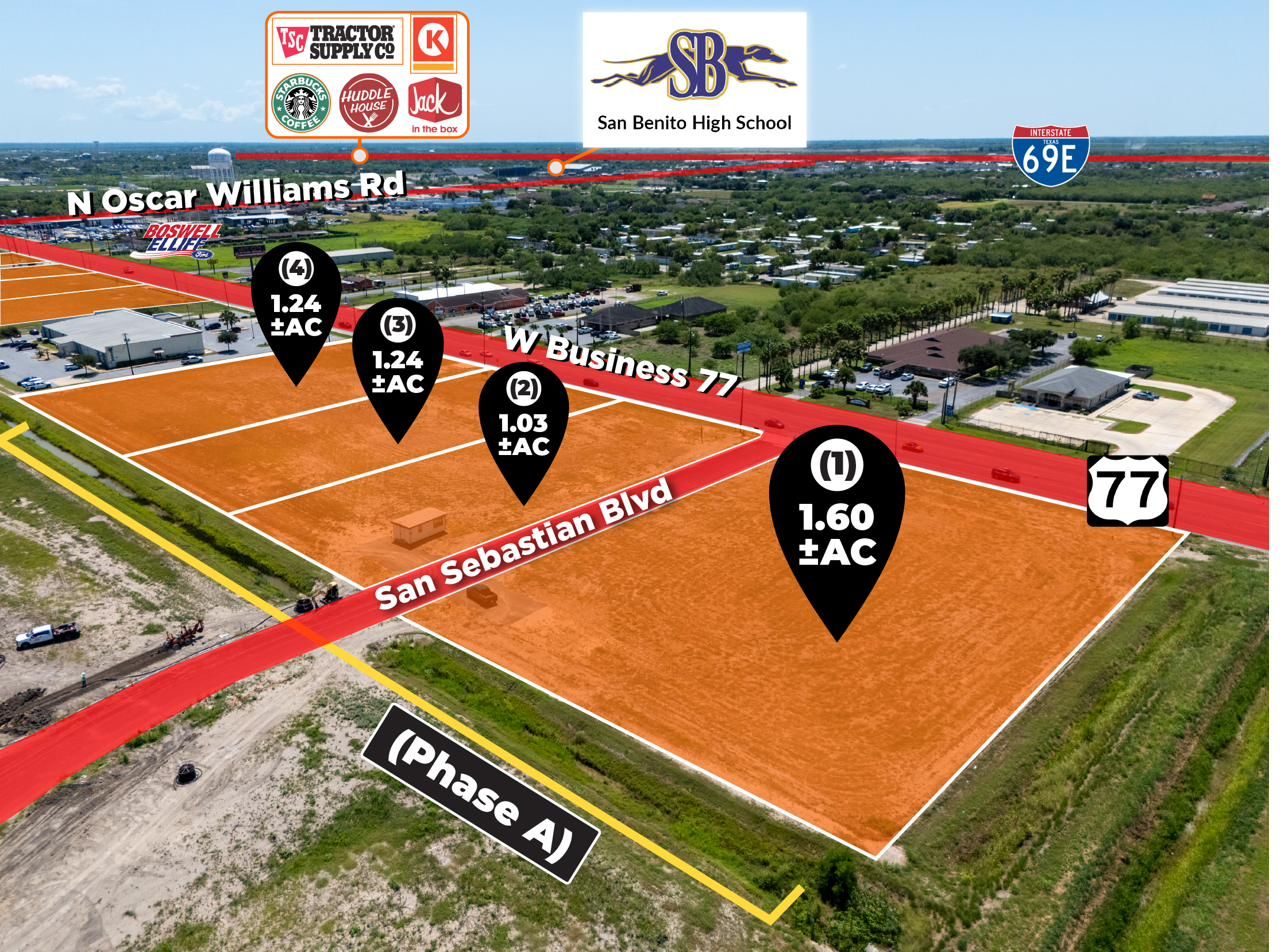Phase A lot detail with acreage