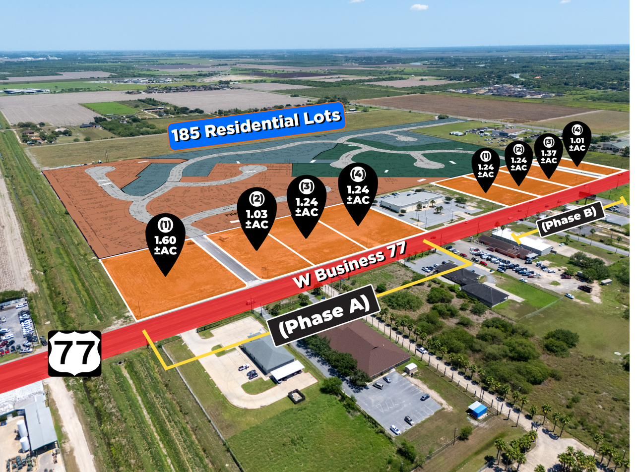 Phase B ground level view with retail context