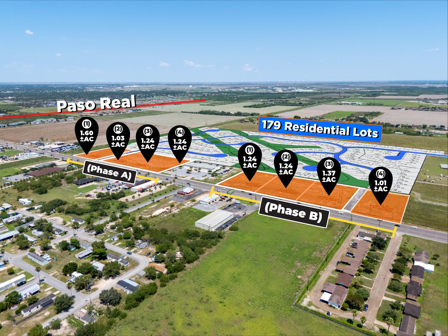Phase B ground level view with retail context