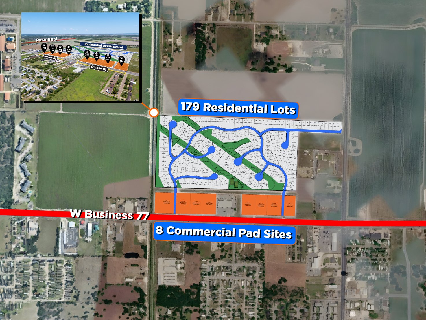 Residential aerial view